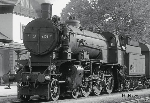 Roco 78127 - Austrian Steam locomotive 38.4109 of the ÖBB (Sound Decoder)