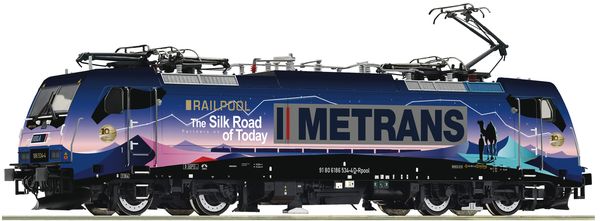 Roco 79982 - German Electric locomotive 186 534-4, Metrans (Sound)