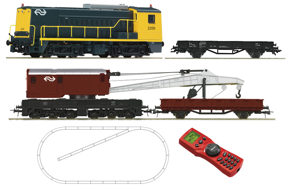 Roco 41366 - Dutch Digital Starter Set: Diesel Locomotive series