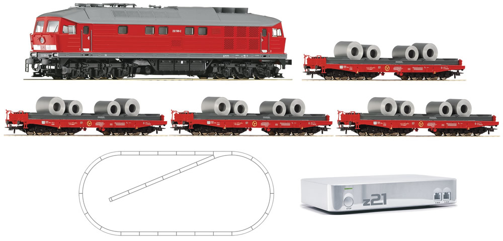 Roco 41496 - Germany Digital Starter Set: Diesel Locomotive BR 232