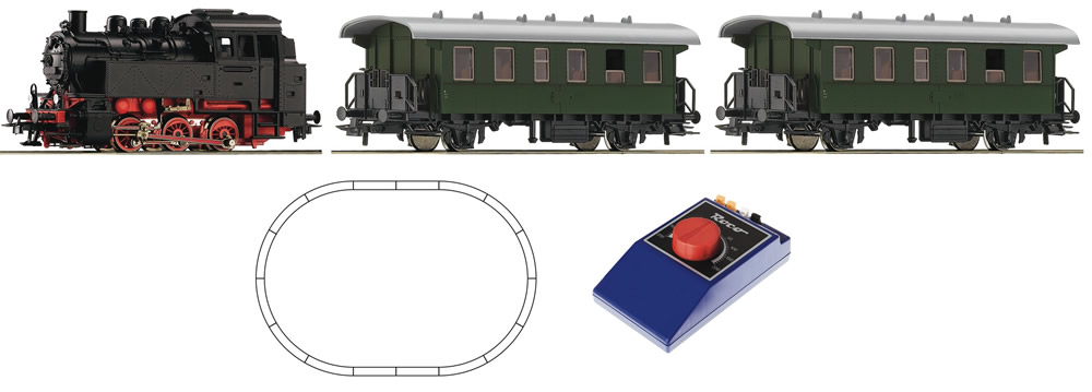 ROCO 蒸気機関車（BR 80 014） HO スターターセット 41208 Roco 51152 - Analogue Starter Set: Steam Locomotive BR 80