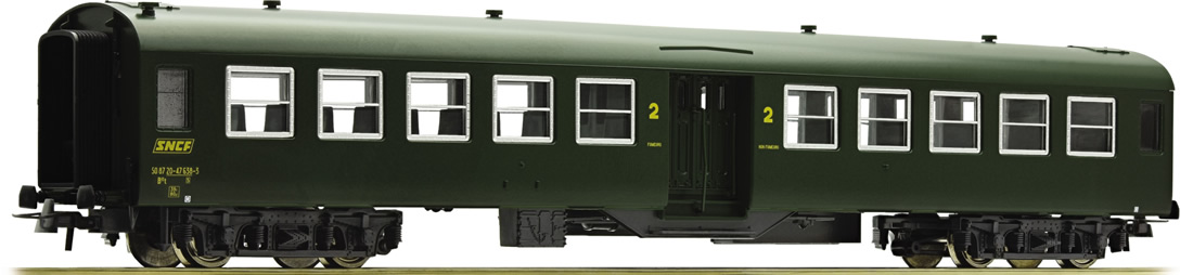 Wagon De Voyageurs Roco 2e Classe BRUHAT 54312 (n°1ter) – HO – Occasion