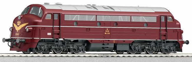 Locomotive Diesel-électrique Roco N 02156 - Échelle N - Série 59 B - Occasion