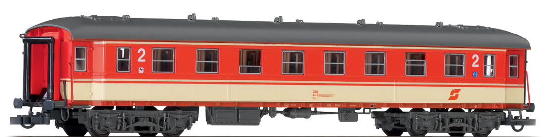 Wagon Couvert OBB BahnExpress - Modèle Réduit HO Roco 6600055 - Époque IV (1968-1994)