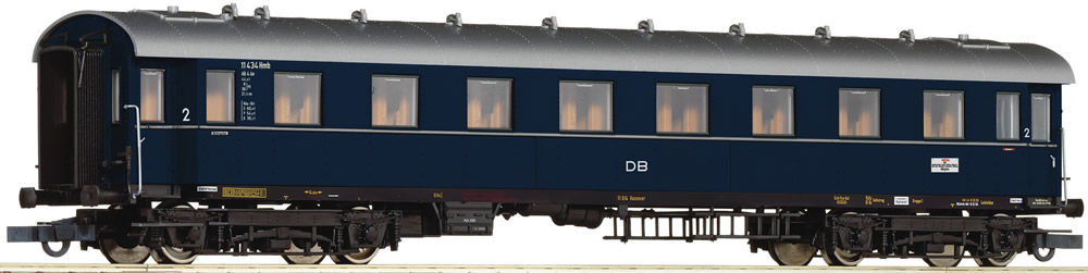 Voiture Voyageurs Roco 2e Classe INTEREGIO DB 45053, échelle HO, Neuve