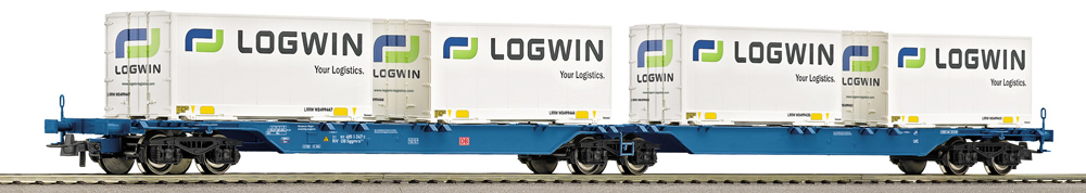 ROCO 『DB』タンク車　2両セット Roco 66599 - Double container car DB AG