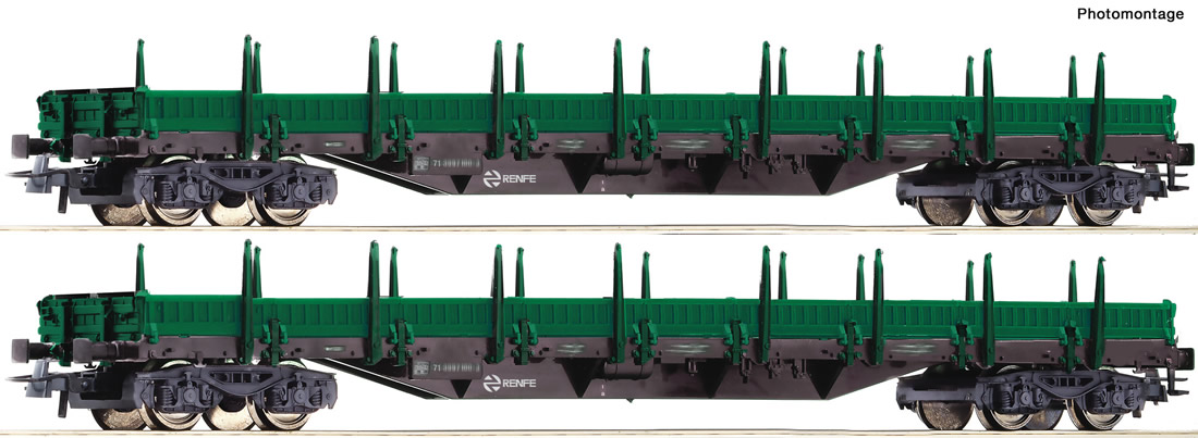 Wagon Roco Kangourou + Caisses Correos Renfe 46579-5