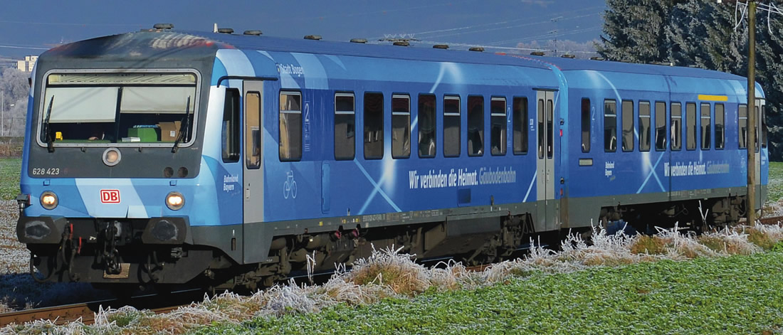 roco 72077 - German Diesel multiple unit class 628.4 of the