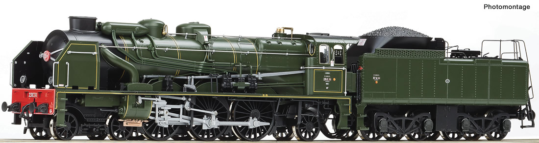 Roco 73079 - French Steam locomotive 231 E 40 of the SNCF (DCC Sound  Decoder)