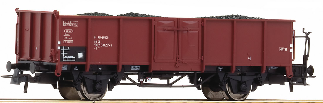 ROCO wagon bâché court rouge DB CARGO 46940 NEUF | UK