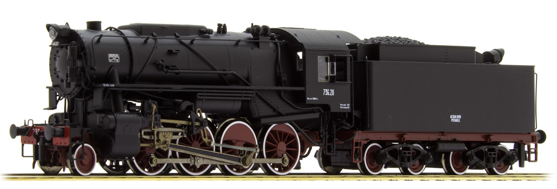 Roco 78159 - Italian Steam Locomotive Gruppo 736 of the FS (Sound 