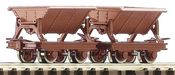 2 Piece Side Tipping Wagons Set