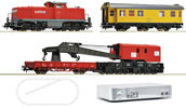 Digital starter set z21 diesel locomotive locomotive series 294 of the DB AG with construction train
