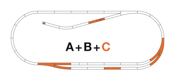 42021 ROCO LINE track set C