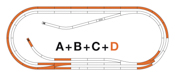 42022 ROCO LINE track set D