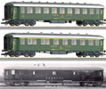 3-piece historic train set II of the SBB