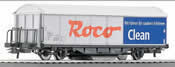 Roco track cleaning car