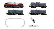 z21 start Digitalset: German Diesel locomotive class 132 with tank wagon train of the DB