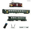 z21 digital set: Swiss Electric luggage railcar De 4/4 with passenger train of the SBB (Sound)
