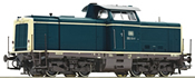 German Diesel locomotive class 212 of the DB (DCC Sound Decoder)