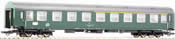 Fast train coach 1/2 class, green, CD