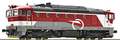 Slovakian Diesel locomotive Br 754 083-4 of the ZSSK