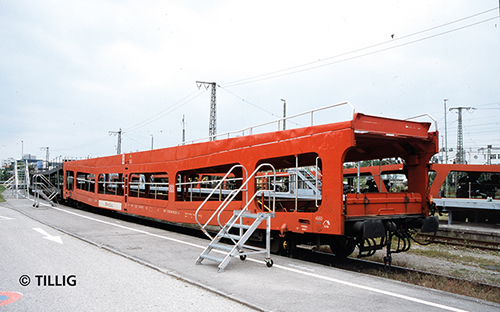 Tillig 01639 - Double-Deck Car Carrier set DDm