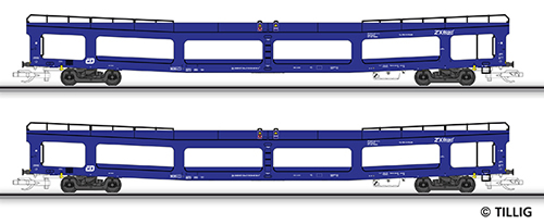 Tillig 01641 - Double-Deck Car Carrier Set DDm