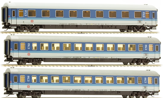 Tillig 01655 - 3pc Passenger Coach Set FD Königssee 1 of the DB