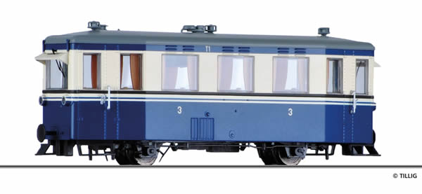 Tillig 02951 - German Narrow Gauge Railcar of the MEG