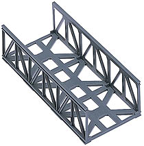 Tillig 07130 - Lattice girder bridge w/track