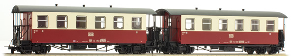 Tillig 13992 - 2pc German Passenger Car Set HSB