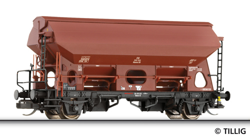 Tillig 14576 - Swing Roof Wagon Ktmmvs 69