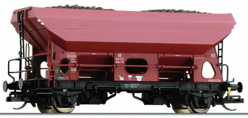 Tillig 14586 - German Hopper Wagon Fcs of the DB
