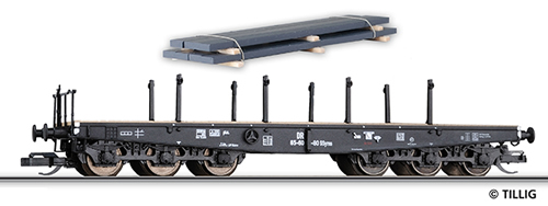 Tillig 15616 - 6-axle Flat Car w. Steel Slabs