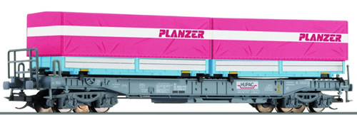 Tillig 18150 - Transport AG Pocket Wagon of the HUPAC with Load