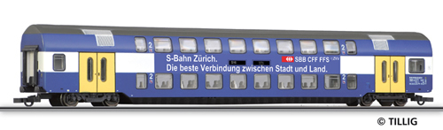 Tillig 73805 - 2nd class double-deck coach