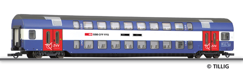 Tillig 73806 - 2nd class double-deck coach
