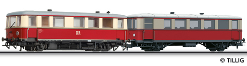 Tillig 74191 - Railbus class VT 135 with trailer car VB 140
