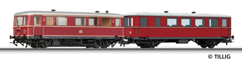 Tillig 74192 - Railbus class VT 70.9 with trailer car VB 140