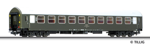 Tillig 74813 - 2nd class passenger coach, type Y/B 70