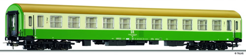 Tillig 74832 - German Passenger Coach 2nd Class Bcme of the DR