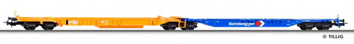 Tillig 76530 - Container car Sdggnos/Sdggmrs 739/744