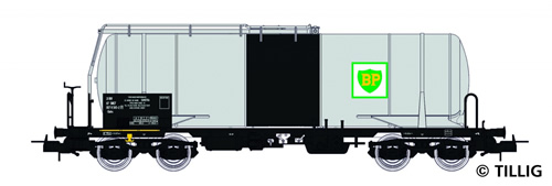 Tillig 76634 - Tank Car Uahs SIMOTRA/BP of the SNCF
