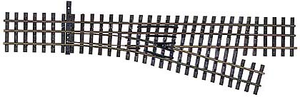 Tillig 85191 - Three-rail narrow-gauge points DSSW HO/HOe-HOe, right branch