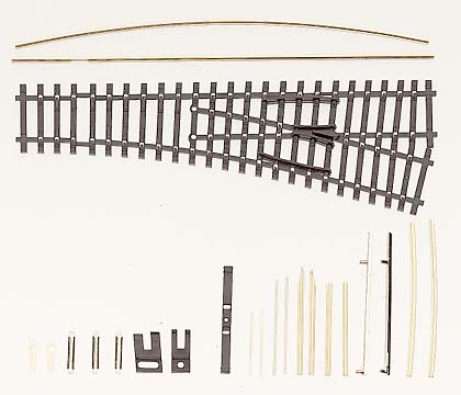 Tillig 85640 - W1 18deg. straight/curved points kit, right/left, HOm