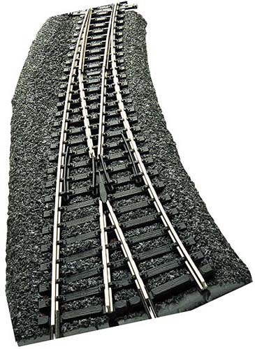 Tillig 86331 - Roadbed for straight points 2 right dark color