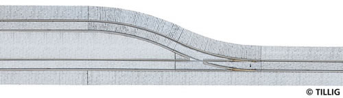 Tillig 87111 - H0m - junction left 1-track