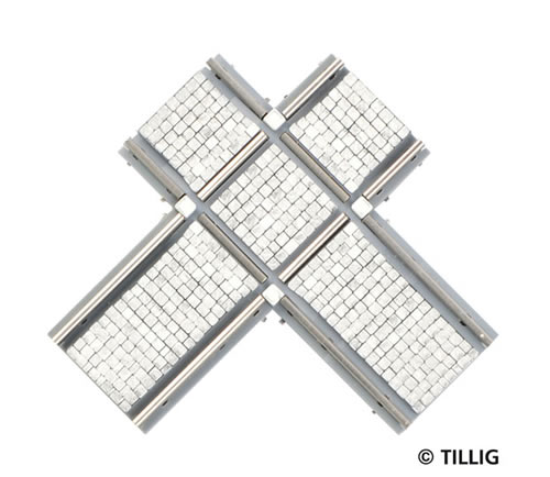 Tillig 87229 - H0m - crossing asymmetrical