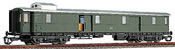 Fast passenger train baggage wagon